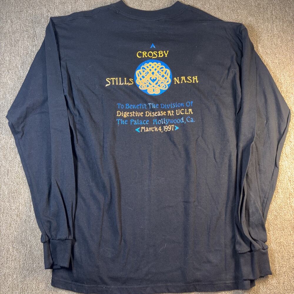 1997 Crosby, Stills & Nash Benefit Concert Long Sleeve Large Digestive Disease